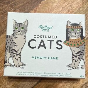 NEW SEALED. RIDLEY’S GAMES - Costumed Cats Memory Game - Ages 6+